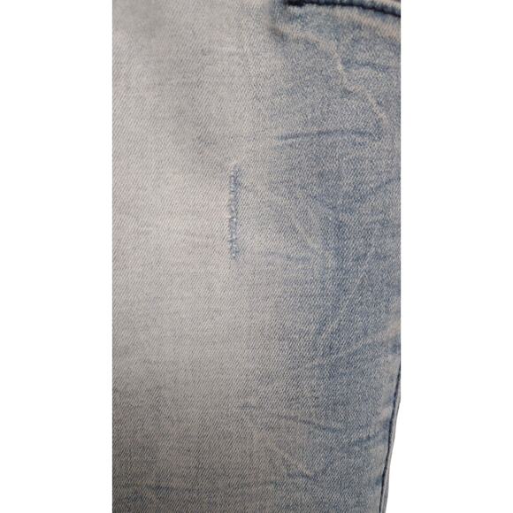 PacSun Mens Ankle Jeans Sz Sm W32x34 Low Rise Stretch Elastic Waist Skinny - Picture 4 of 10